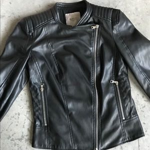 ZARA | TRAFALUC Outerwear Leather Jacket Black